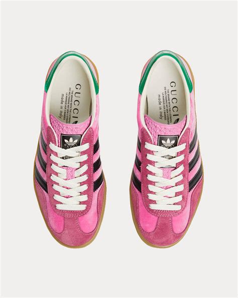 adidas x gucci gazelle pink velvet|Adidas X Gucci gazelle bag.